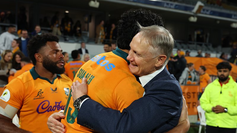 Suaalii credits departing Wallabies coach Joe Schmidt with lasting impact