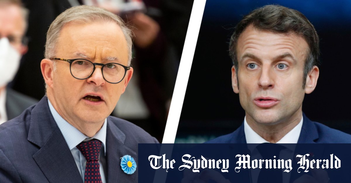 Emmanuel Macron dialoga con Anthony Albanese si impegna a ricostruire i legami con l’Australia