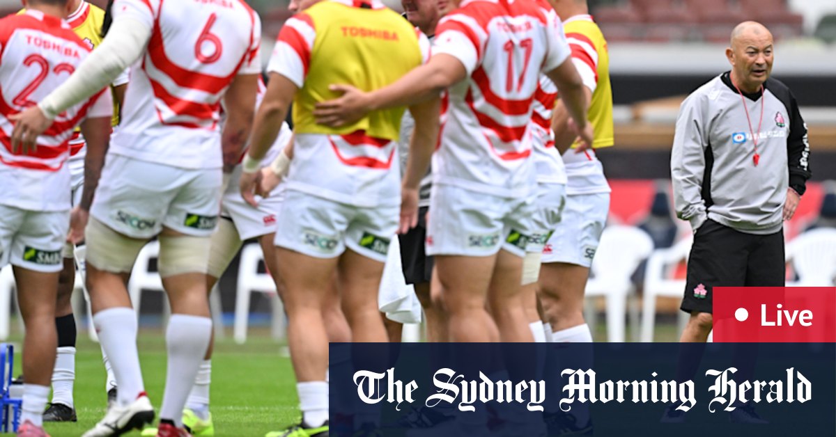 Live Test rugby: Can Eddie Jones’ Japan upset the Wallabies?