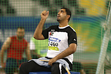 Abdullah Hayayei during the IPC Athletics World Championships in 2015.