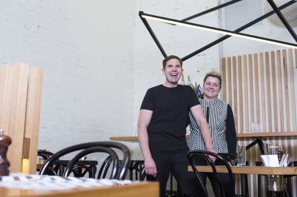 Nick and Sonia Anthony at Masons of Bendigo pictured in 2015.