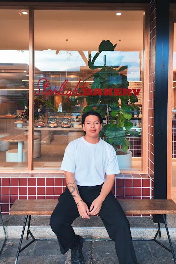  Co-owner Jeremiah Luya at Starlight Bakery, Doonside.