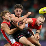 As it happened: Power deny Swans at the death, Dogs pip Tigers, Saints smash Suns, Crows clobber Freo