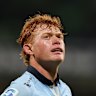 Tane Edmed on a frustrating night for the Waratahs