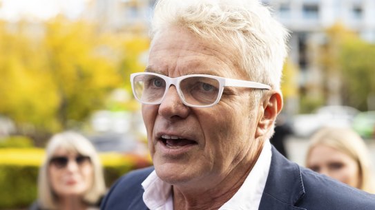 Whistleblower David McBride at the ACT Supreme Court.