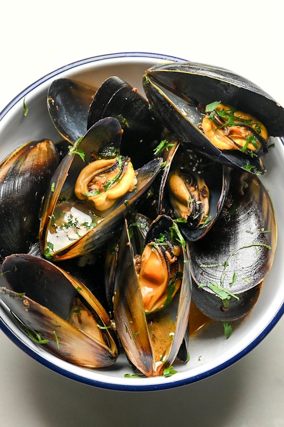 Mussels.