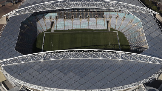 Accor Stadium is one of three venues in Australia that could host a Rugby World Cup final.