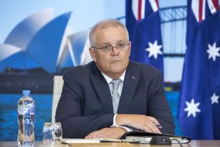 Scott Morrison told those assembled at the climate change summit that Australia could be relied upon because it only made “bankable” promises on emissions reduction. 