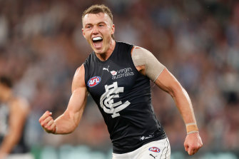 Patrick Cripps has carried the Blues in recent years.