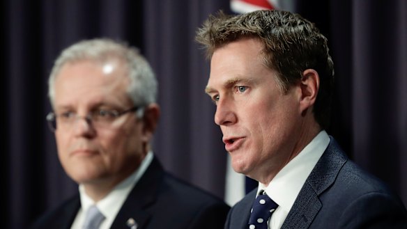 Prime Minister Scott Morrison and Attorney-General Christian Porter.