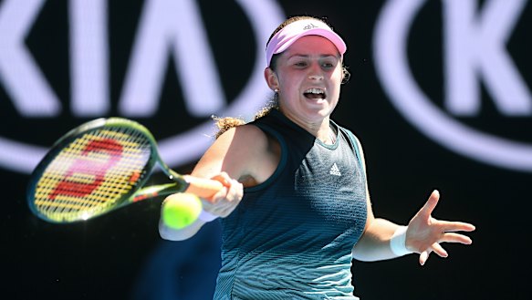 Out: Jelena Ostapenko.