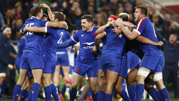 The understrength Les Bleus defeated the Wallabies at the death in Melbourne.