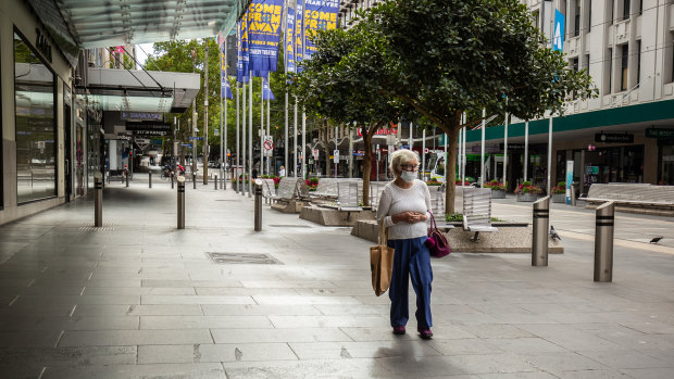 Melbourne during lockdown.