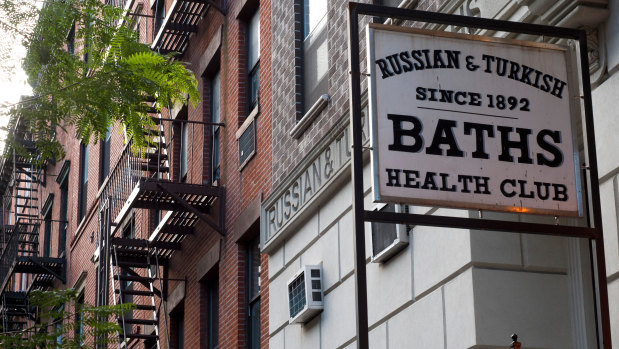 The Russian and Turkish baths in Manhattan's East Village.