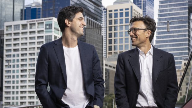 Afterpay founders Nick Molnar and Anthony Eisen.
