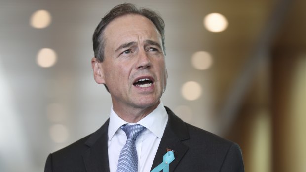 Health Minister Greg Hunt said new information revealed the doctor had not completed the compulsory online training.