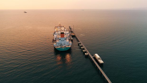 A floating gas facility in Turkey.