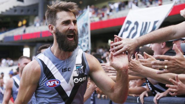 Justin Westhoff booted five goals for the winners.