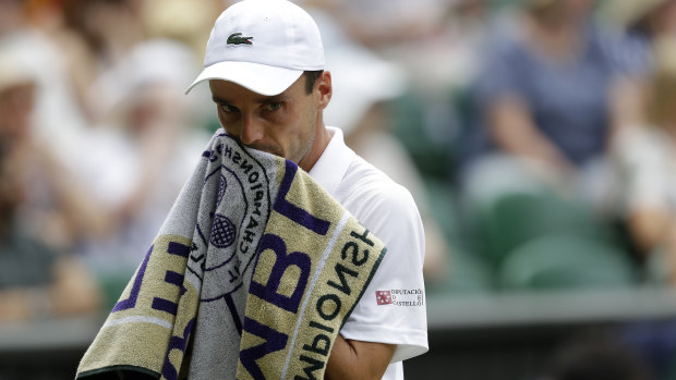 Roberto Bautista Agut could not overcome Djokovic.