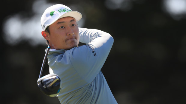 Haotong Li has a two-shot lead heading into the weekend.