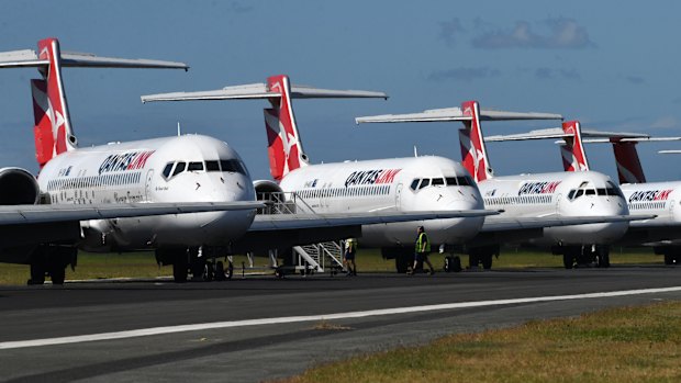 The federal government is considering underwriting domestic flights operated by Qantas and Virgin Australia.