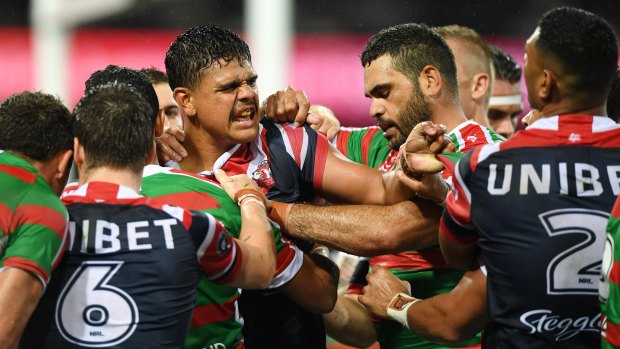 Feud for thought: There are rumblings Latrell Mitchell could replace Greg Inglis at Souths in a crosstown switch sure to ignite the old rivalry.