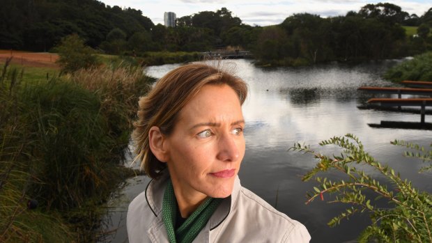 NSW government architect Abbie Galvin at Sydney Park.