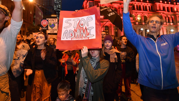 More protests like the one in Brisbane on June 7 are likely to spread and expand in the wake of last week's approval of the Adani mine by the Queensland government,, green groups say. 