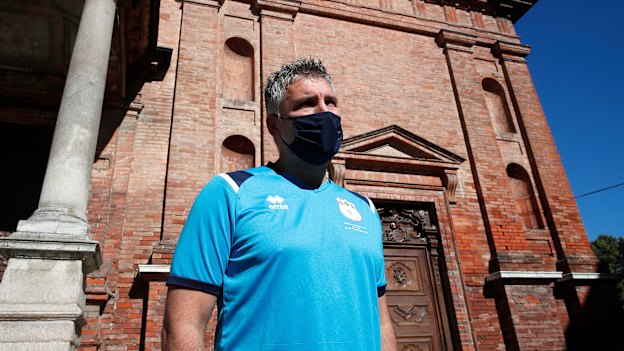 Mattia Maestri survived his ordeal and became a symbol of hope in shell-shocked Italy. 