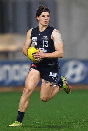 Former Carlton player Liam Stocker.