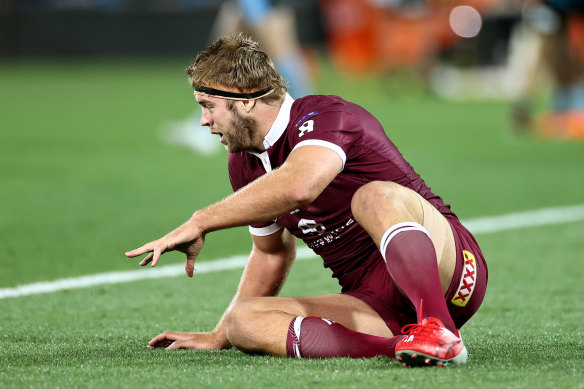 Despite passing all his concussion tests post-match, Welch said the "really tough" call was made to pull him from game two following an "honest conversation" with both his club and Maroons doctor. 