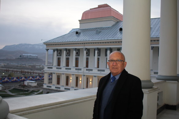 Chris Sidoti visits Kabul with the Afghanistan Independent Human Rights Commission in November 2019.