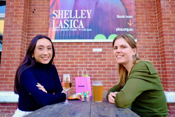Allyson (left) and Gabby (right) at Picabar in Northbridge.