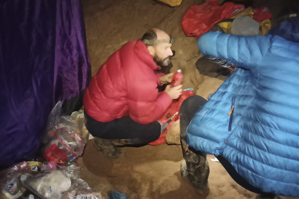 Dickey is trapped at a depth of more than 1000 metres in a cave in southern Turkey after he became ill. 