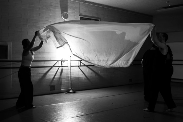 A rehearsal image from Dredge. 