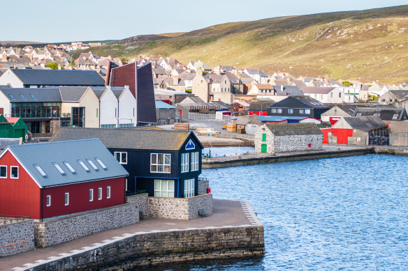 Lerwick, Scotland's most northerly and easterly town.