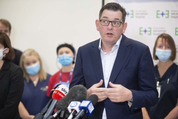 Premier Daniel Andrews announced a re-elected government would spend $1 billion to upgrade two hospitals in Melbourne’s north. 