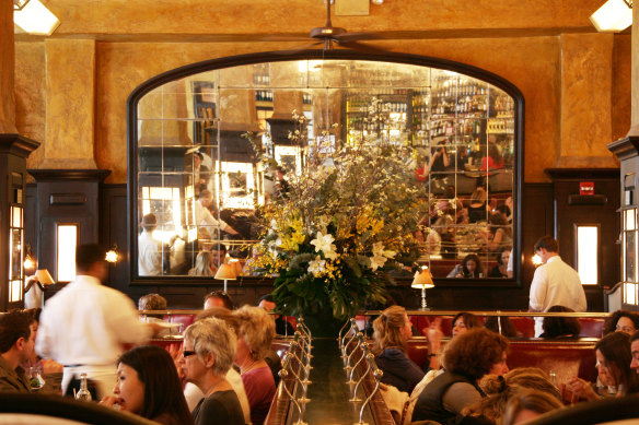 Balthazar, New York restaurant in the heart of the James Corden range. 