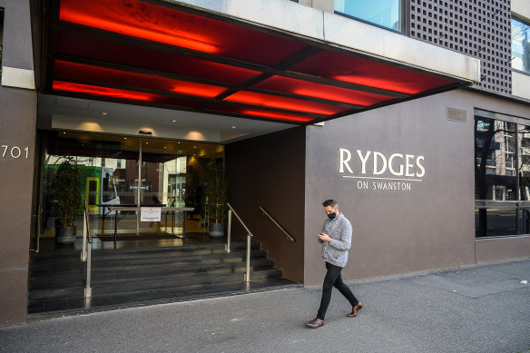 Staff at Rydges hotel were blamed for setting off Victoria’s second major COVID outbreak last year.