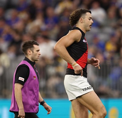Sam Draper’s injury has forced the Bombers to seek a ruck back up. 