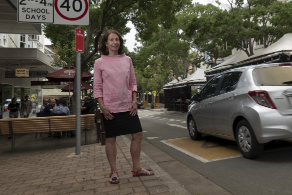 North Sydney Mayor Jilly Gibson wants to encourage walking and talking and a sense of community. 