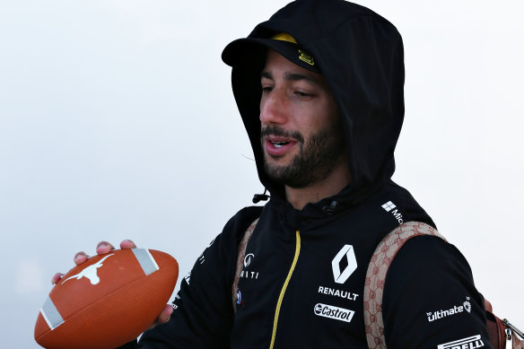 Daniel Ricciardo has bought a house in LA and enjoys getting away there.