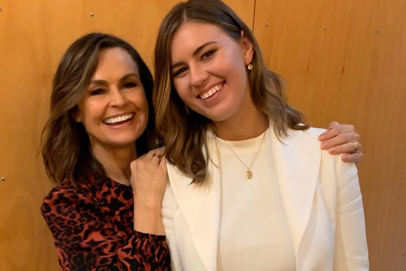 Lisa Wilkinson and Brittany Higgins.