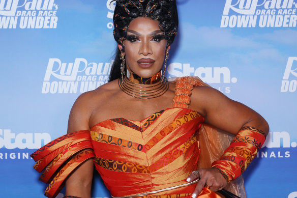 Kween Kong at the premiere of RuPaul’s Drag Race Down Under Season 2 in Sydney in July.