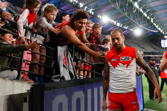Will Lance Franklin play on? Only he knows, but those close to him can’t see why he wouldn’t.