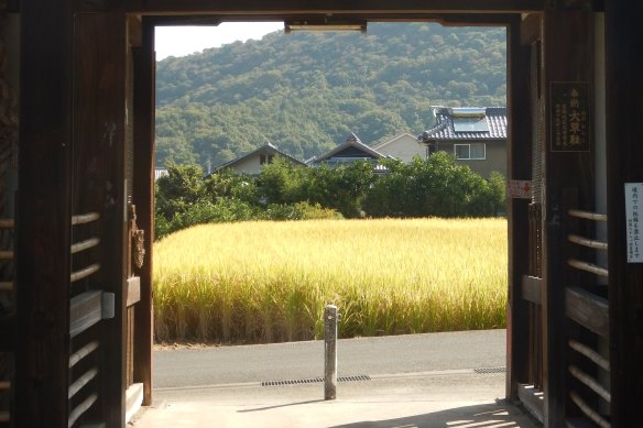 Many of the temples on Shikoku are in rural areas.