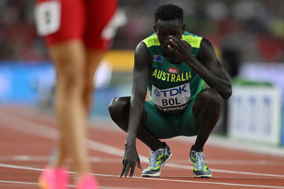Peter Bol had his preparation for Budapest compromised, and was disappointed that he could not progress further than the heats in the 800m race at the world athletics championships.