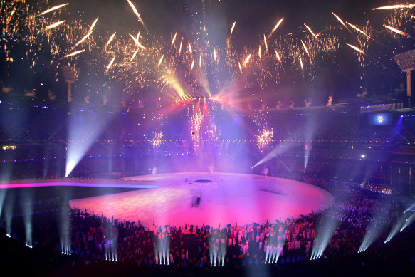 The MCG was the scene for the opening ceremony in 2006 when Melbourne last hosted the Commonwealth Games.
