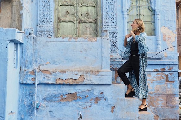 Dressed for style, not comfort in Jodhpur in 2018.