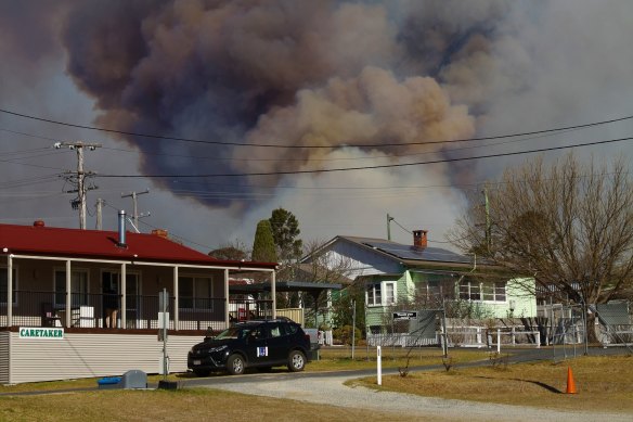 Four homes were lost in the Tenterfield fire. 